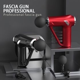 1pc Tricep Gun Deep Muscle Massage Relax Outdoor Fitness Equipment Shock Full Body Massager Electric Massage Gun (Color: green, Items: Key)